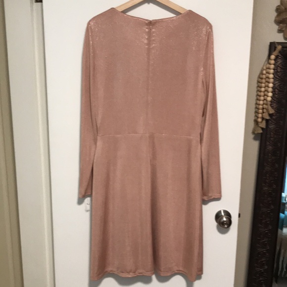 NEW Lauren Ralph Lauren Foil-Print Jersey Cocktail Dress. - Picture 5 of 8